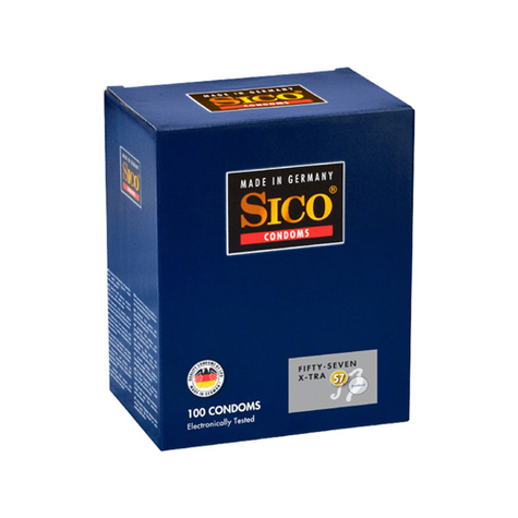 Sico X-Tra Kondomit - 100 Kondomia - 100 Kondomia