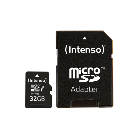 Intenso Secure Digital Card Micro Sd Uhs-I Professional 32 Gb Muistikortti