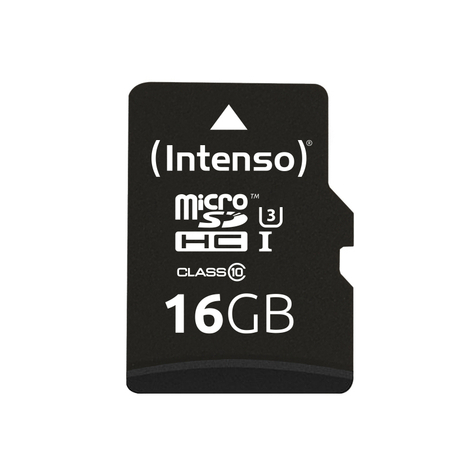 Intenso Secure Digital Card Micro Sd Uhs-I Professional 16 Gb Muistikortti