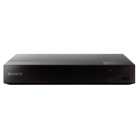 Sony Bdp-S3700 Blu-Ray-Soitin, Jossa On Usb-Liitäntä Ja Super Wifi, Musta