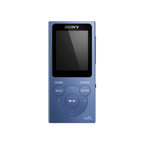 Sony Nw-E394 Walkman 8 Gb, Sininen
