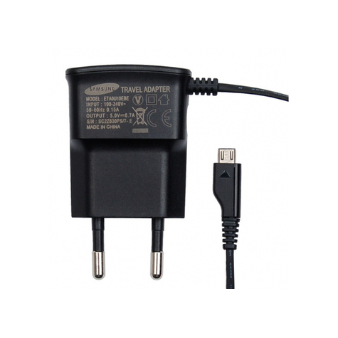 Samsung Laturi Eta-0u10 Micro-Usb 0,7a 1,5 M Musta