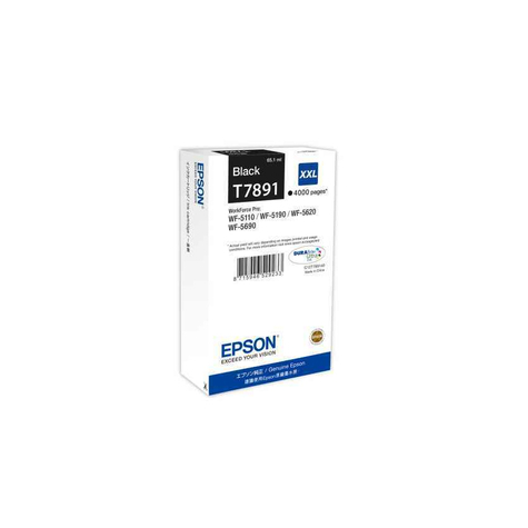 Epson C13t789140 Tulostuskasetti T7891 Xxl Musta 4000 Sivua