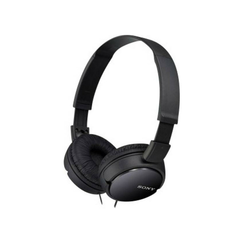 Sony Mdr-Zx110ap Korvalla Kuulokkeet - Kuulokkeet Toiminto Taitettava Musta