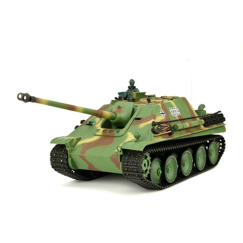 Rc Tank Jagdpanther Heng Long 1:16 Savu&Ääni Ja Metallinen Vaihteisto -2,4ghz:Llä