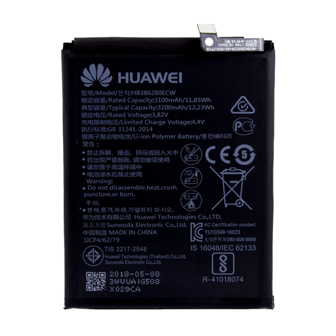 Huawei - Hb386280ecw - Litiumioniakku - Honor 9, P10 - 3200mah