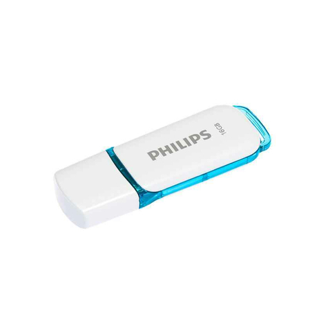 Philips Usb 2.0 16gb Snow Edition Blue Fm16fd70b/10 Fm16fd70b/10