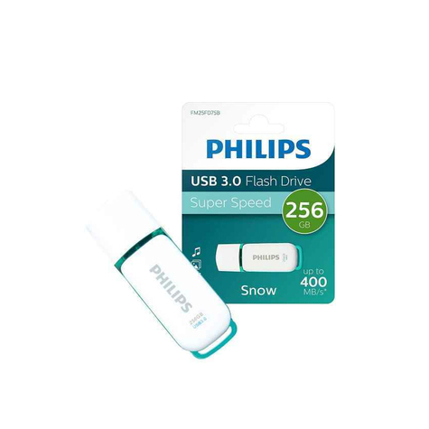 Philips Usb 3.0 256gb Snow Edition Vihreä Fm25fd75b/10