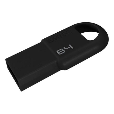 Usb-Muistitikku 64gb Emtec D250 Mini (Musta)