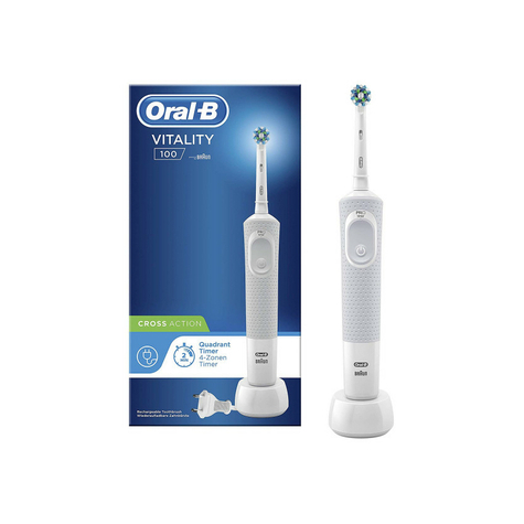 Oral-B Vitality 100 Crossaction Sähköhammasharja Valkoinen