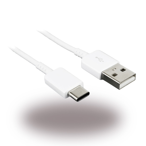 Samsung - Ep-Dg970bwe - Pikalatauskaapeli / Datakaapeli Usb Usb Type C - 0,8m - Valkoinen