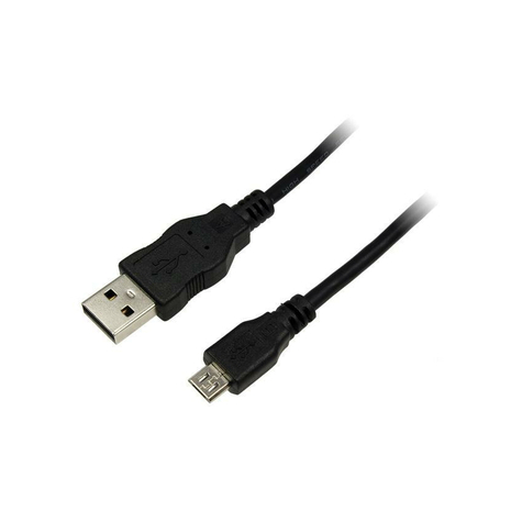 Logilink Micro Usb-Kaapeli 3,00 M Musta, Polybagissa