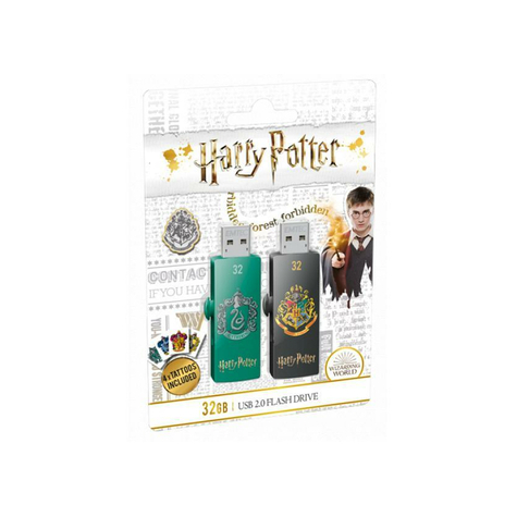 Usb-Muistitikku 32gb Emtec M730 (Harry Potter Slytherin & Tylypahka) Usb 2.0