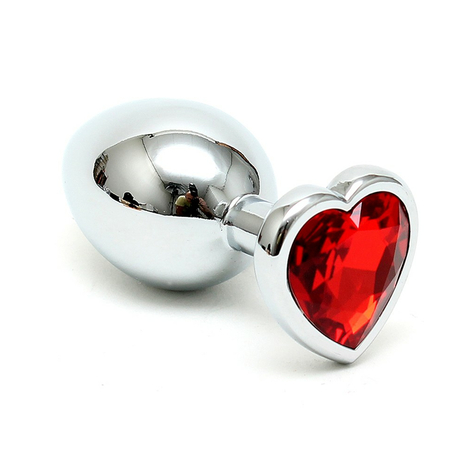 Rimba Butt Plug Small With Heartshaped Cristal (Unisex)