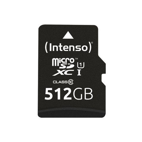 Intenso Micro Secure Digital -Kortti Micro Sd Class 10 Uhs-I, 512 Gb Muistikortti
