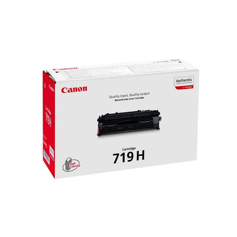 Canon Crg 719h Bk - 6400 Sivua - Musta - 1 Yksikkö(T)