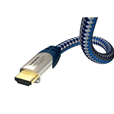 In-Akustik 0042305 - 5 M - Hdmi Type A (Standard) - Hdmi Type A (Standard) - Sininen - Hopea