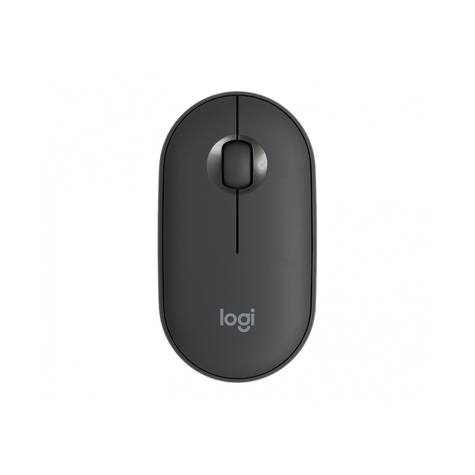 Logitech Pebble M350 - Molemminpuolinen - Optinen - Langaton Radiotaajuus + Bluetooth - 1000 Dpi - Grafiitti