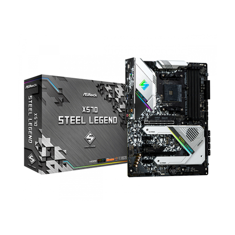 Asrock X570 Steel Legend - Amd - Socket Am4 - Amd Ryzen - Ddr4-Sdram - Dimm - 2133,2400,2667,2933,3200,3466,3600,4133,4200,4266,4300,4400 Mhz