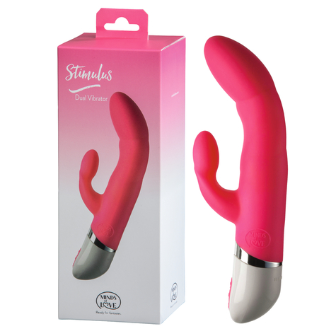 Minds Of Love Stimulus Dual Vibrator Vaaleanpunainen