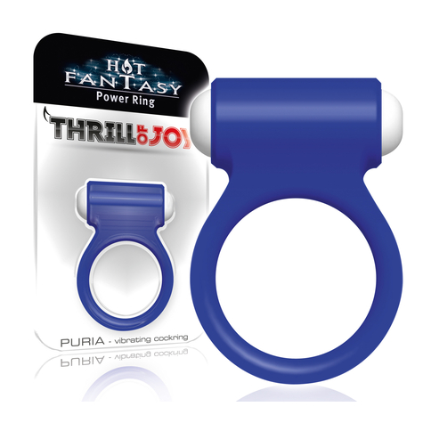 Hot Fantasy Thrill Of Joy Puria Vibro Ring Sininen