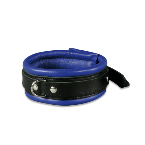 Xx-Dreamstoys Leather Collar Blue/Black