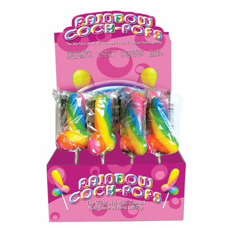 Rainbow Cock Pop (12 Kpl)