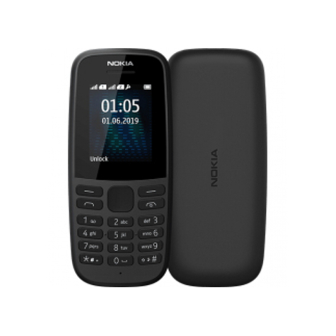Nokia 105 Dual Sim (2019) Musta