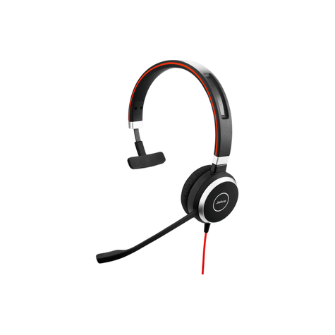 Jabra Evolve 40 -Kuulokkeet Mono 3,5 Mm/Usb-C Ms