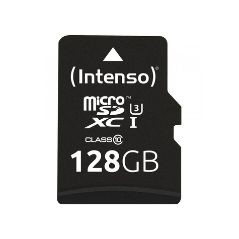 Intenso Secure Digital Card Micro Sd Uhs-I Professional 128 Gb Muistikortti