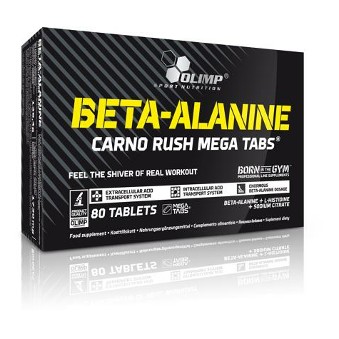 Olimp Beta-Alanine Carno Rush Mega Tabs, 80 Tablets