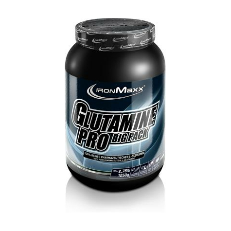 Ironmaxx Glutamine Pro Big Pack, 1250 G Tölkki