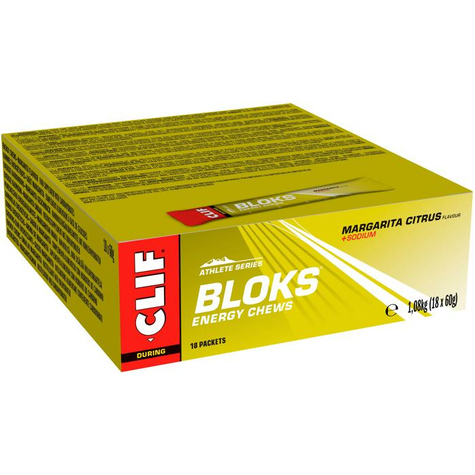 Clif Bloks Energiapurut Pureskeltavat Makeiset, 18 X 60 G Annospussi