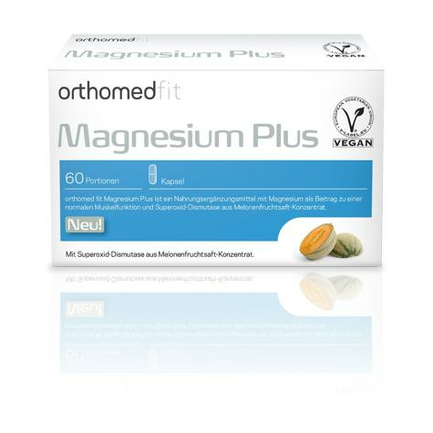 Ortomed Fit Magnesium Plus, Kapseli, 30-60 Annosta Päivässä.