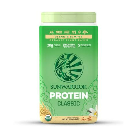 Sunwarrior Classic Proteiini, 750 G Tölkki -Bio-