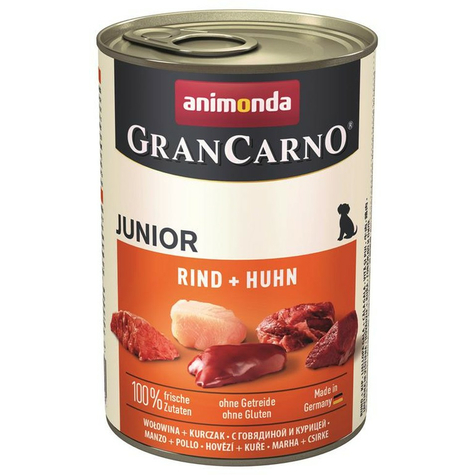 Animonda Dog Grancarno,Carno Junior Naudanliha-Kana 400g D