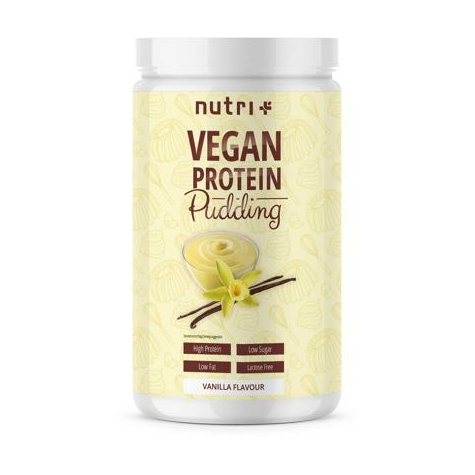 Nutri+ Vegaaninen Proteiinivanukasjauhe, 500 G Tölkkiä