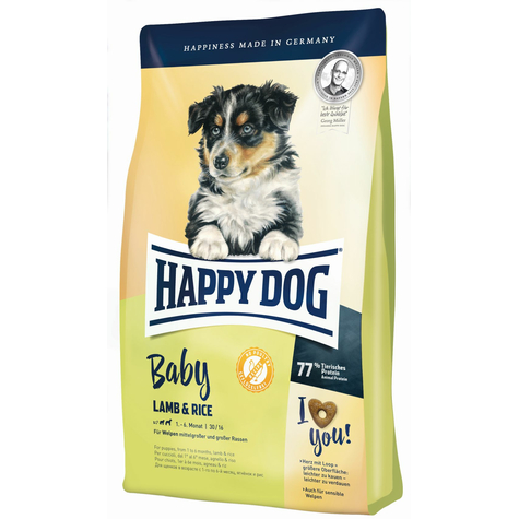 Happy Dog,Hd Supr Nuori Baby Lammas+R 4kg