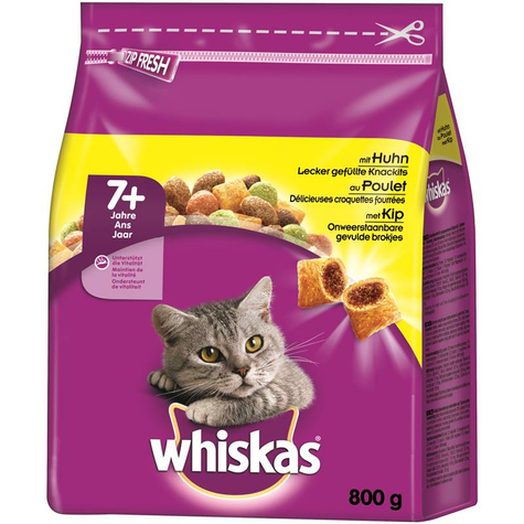 Whiskas,Whiskas Aikuinen 7+ Kana 800g