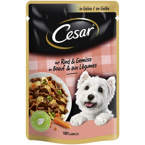 Cesar,Ces.Fine Beef+Gem Gel. 100gp.