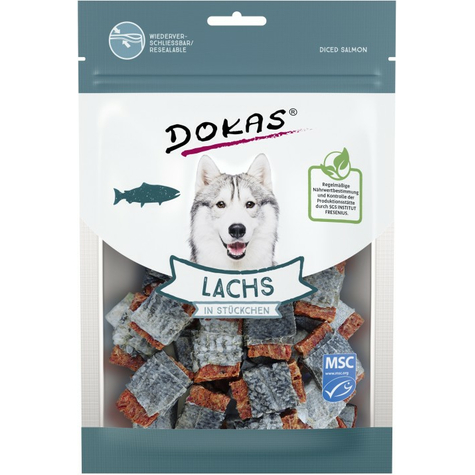 Dokas Dry Snacks,Dokas Salmon Pieces 80g