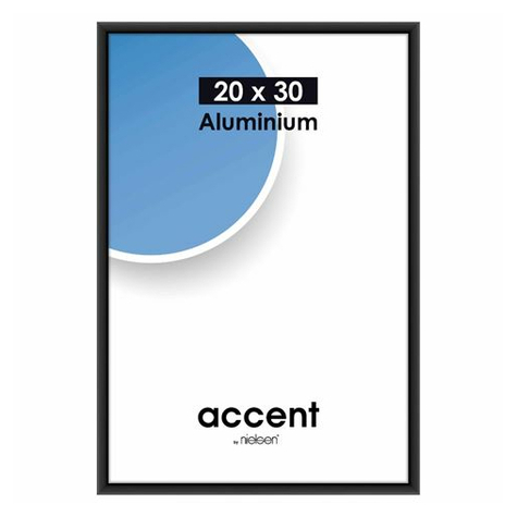 Nielsen Accent 20x30 Alumiini Musta Matta 53526