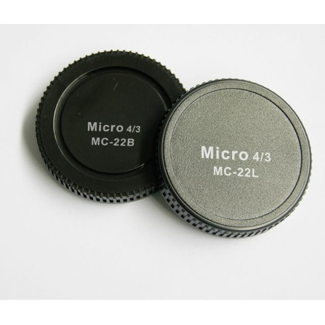 Pixel Objektiivin Takasuojus Mc-22b + Runkosuojus Mc-22l F Micro Four Thirds -Mikrofiguurit