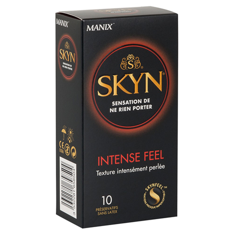 Kondomit : Manix Skyn Intense Feel 10 Kpl
