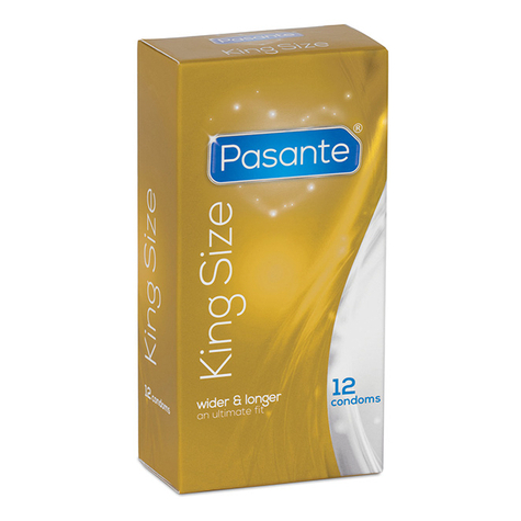 Kondomit : Pasante King Size Kondomit 12 Kpl