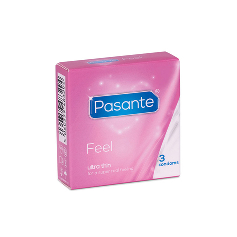 Kondomit : Pasante Sensitive Kondomit 3 Kpl