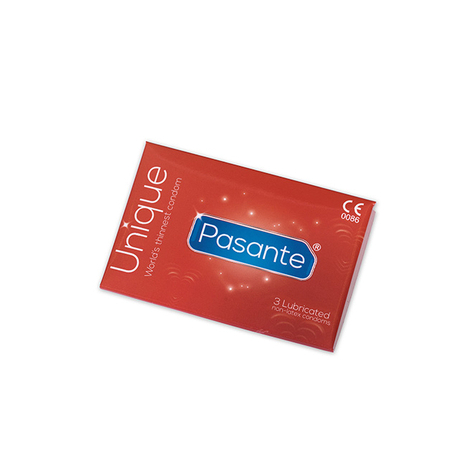 Kondomit : Pasante Unique Lateksittomat Kondomit 3kpl