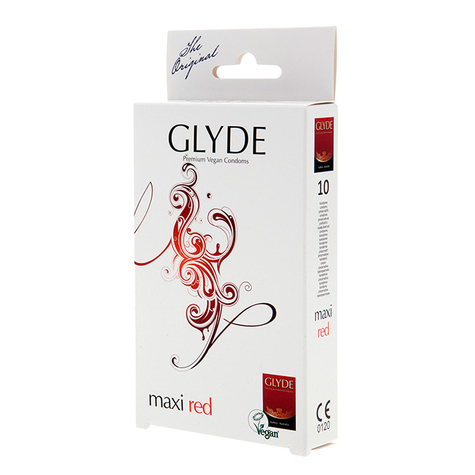 Kondomit : Glyde Ultra Maxi Red - 10 Suurta Kondomia.