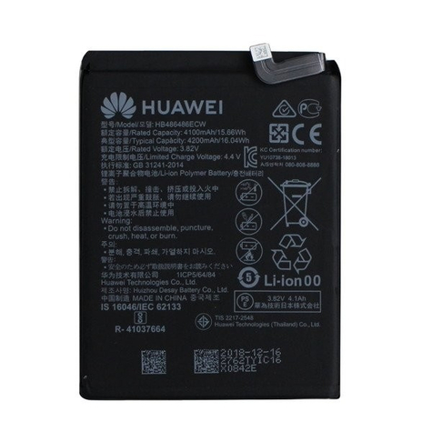 Huawei Hb486486ecw Mate 20 Pro, P30 Pro 4200mah Akku Alkuperäinen