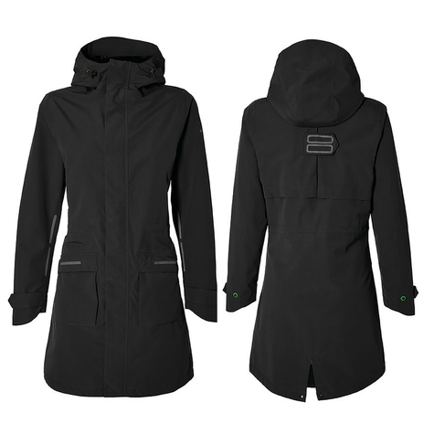 Bike Rain Parka Basil Mosse Ladies